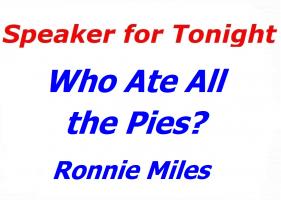 Ronnie Miles - Who Ate All the Pies